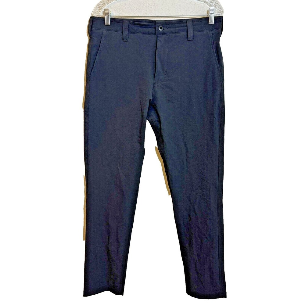 American Giant Mens Performance Chino Pants 32x32 Dark Gray Nylon Stretch USA